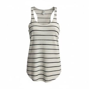 Alternative Black and White Striped Tank Top